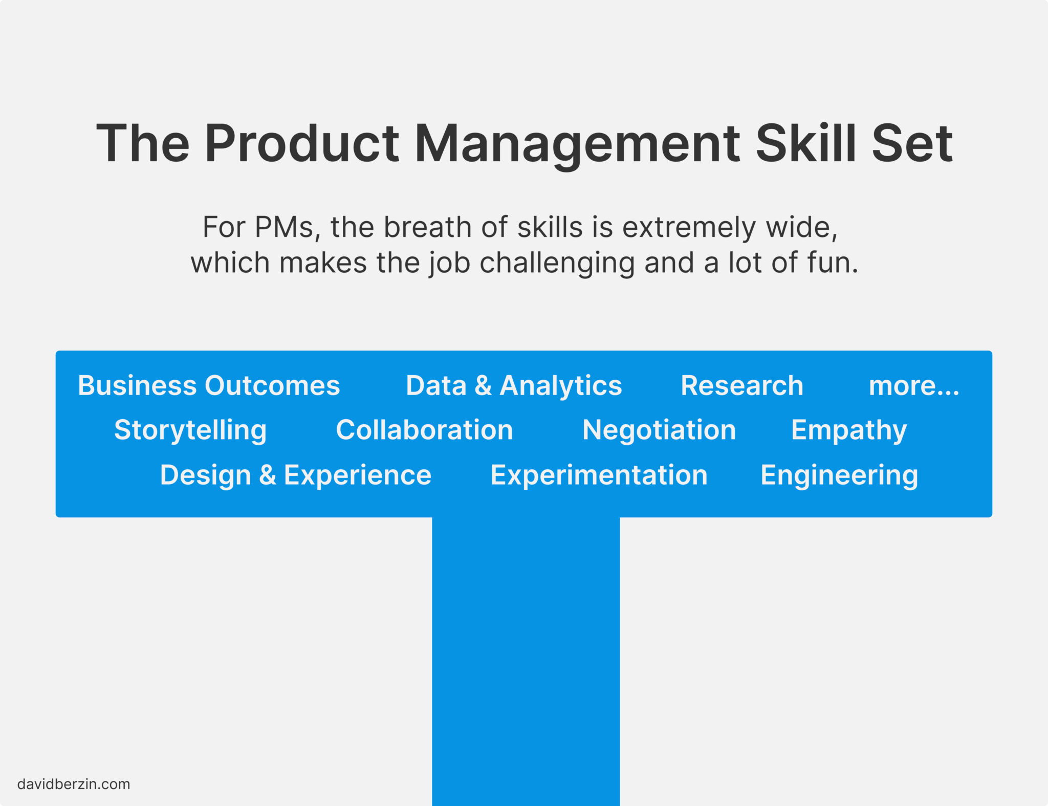 The product management skill set